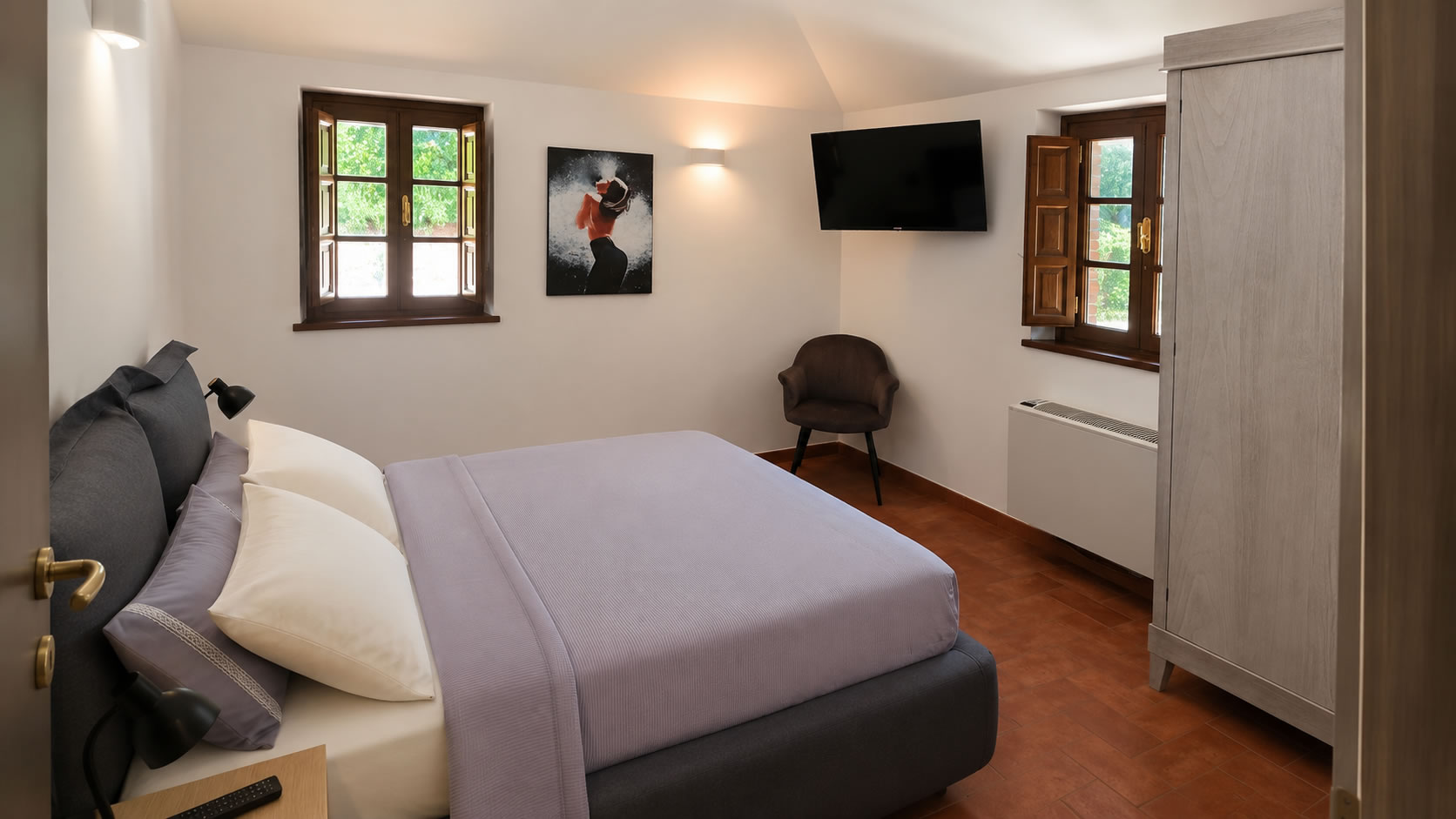Guest rooms at Mulino La Sosta B&B